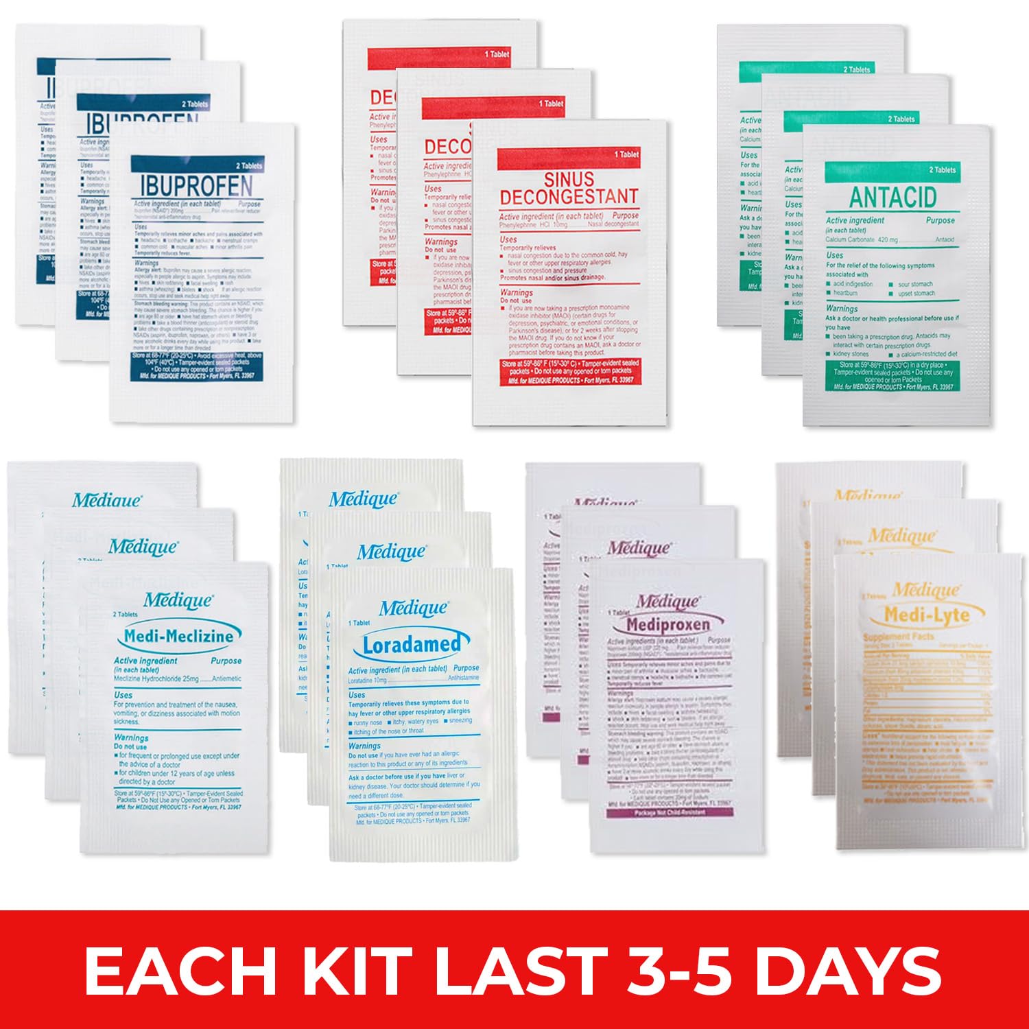 Amazon.com: Travel RX - 105 PCS TSA-Approved Travel Medicine